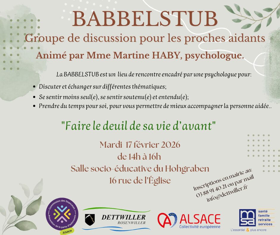 Atelier BABBELSTUB du 17/02/2026